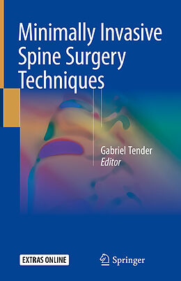 Livre Relié Minimally Invasive Spine Surgery Techniques de 