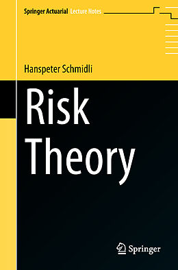 Couverture cartonnée Risk Theory de Hanspeter Schmidli
