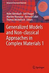 Fester Einband Generalized Models and Non-classical Approaches in Complex Materials 1 von