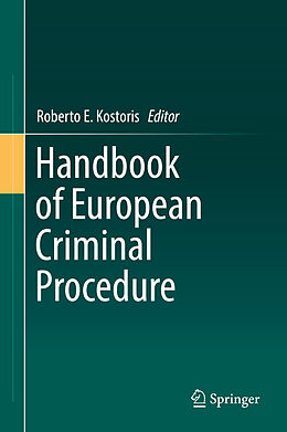Livre Relié Handbook of European Criminal Procedure de 