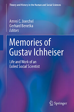 Livre Relié Memories of Gustav Ichheiser de 