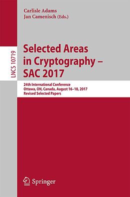 E-Book (pdf) Selected Areas in Cryptography - SAC 2017 von 