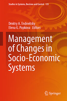 Fester Einband Management of Changes in Socio-Economic Systems von 