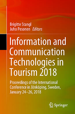 Couverture cartonnée Information and Communication Technologies in Tourism 2018 de 