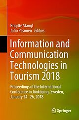 eBook (pdf) Information and Communication Technologies in Tourism 2018 de 