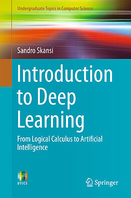 Kartonierter Einband Introduction to Deep Learning von Sandro Skansi