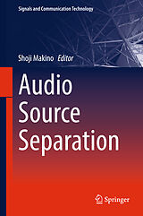 Livre Relié Audio Source Separation de 