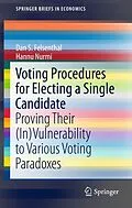 PDF Voting Procedures for Electing a Single Candidate von Dan S. Felsenthal, Hannu Nurmi