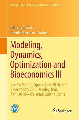 Fester Einband Modeling, Dynamics, Optimization and Bioeconomics III von 