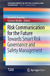 Couverture cartonnée Risk Communication for the Future de 