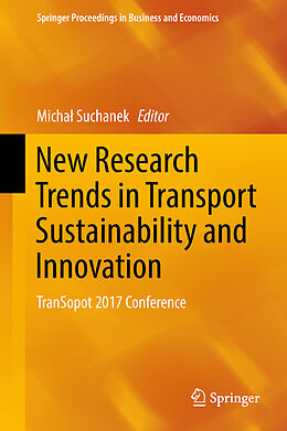 Livre Relié New Research Trends in Transport Sustainability and Innovation de 