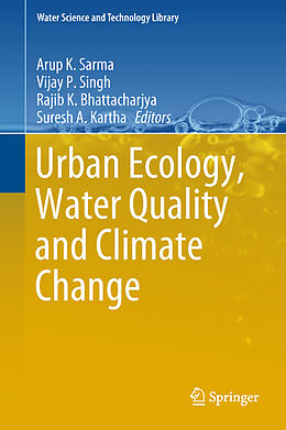 Livre Relié Urban Ecology, Water Quality and Climate Change de 