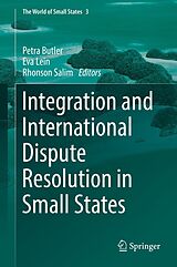 E-Book (pdf) Integration and International Dispute Resolution in Small States von 