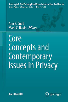 Livre Relié Core Concepts and Contemporary Issues in Privacy de 