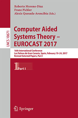 Kartonierter Einband Computer Aided Systems Theory   EUROCAST 2017 von 