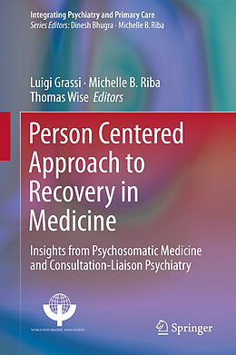 Livre Relié Person Centered Approach to Recovery in Medicine de 