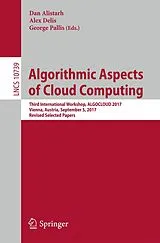 Kartonierter Einband Algorithmic Aspects of Cloud Computing von