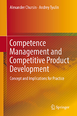 Fester Einband Competence Management and Competitive Product Development von Andrey Tyulin, Alexander Chursin
