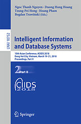 Couverture cartonnée Intelligent Information and Database Systems de 