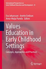 eBook (pdf) Values Education in Early Childhood Settings de 