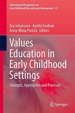 eBook (pdf) Values Education in Early Childhood Settings de 