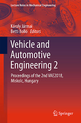 Couverture cartonnée Vehicle and Automotive Engineering 2 de 
