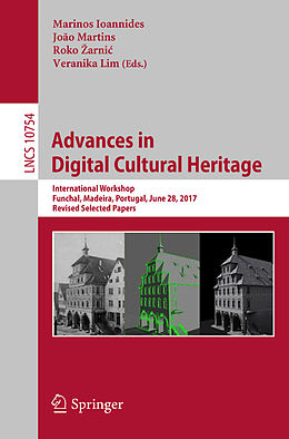 Couverture cartonnée Advances in Digital Cultural Heritage de 