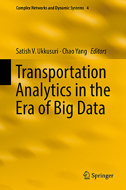 Livre Relié Transportation Analytics in the Era of Big Data de 