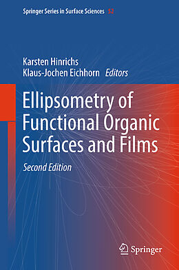 Fester Einband Ellipsometry of Functional Organic Surfaces and Films von 