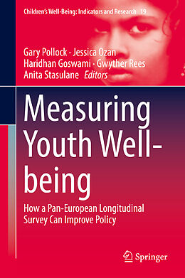 Livre Relié Measuring Youth Well-being de 