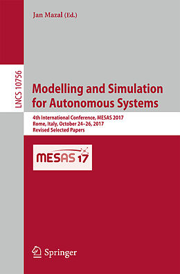 Couverture cartonnée Modelling and Simulation for Autonomous Systems de 
