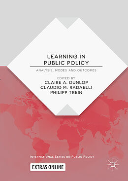 Livre Relié Learning in Public Policy de 