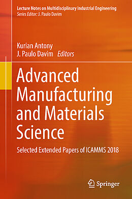 Fester Einband Advanced Manufacturing and Materials Science von 