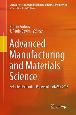 E-Book (pdf) Advanced Manufacturing and Materials Science von 