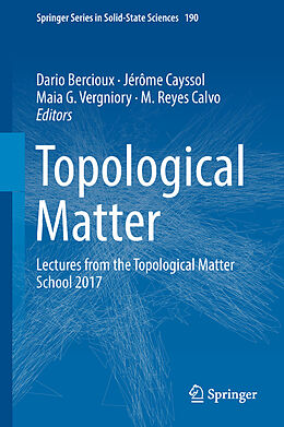 Livre Relié Topological Matter de 