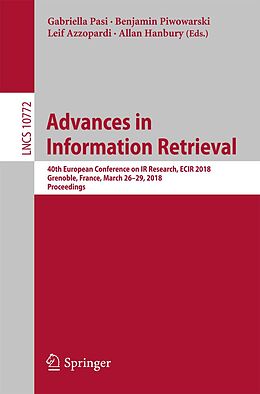 E-Book (pdf) Advances in Information Retrieval von 