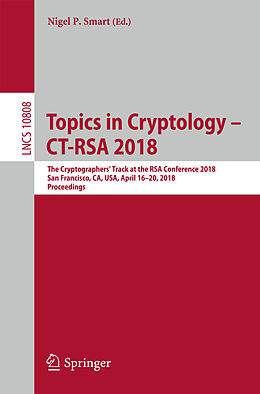 E-Book (pdf) Topics in Cryptology - CT-RSA 2018 von 