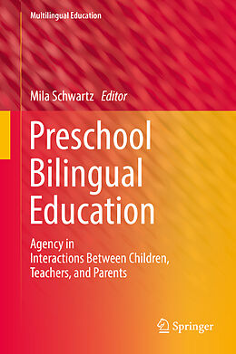 Fester Einband Preschool Bilingual Education von 