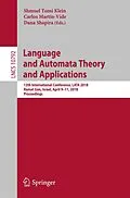 E-Book (pdf) Language and Automata Theory and Applications von 