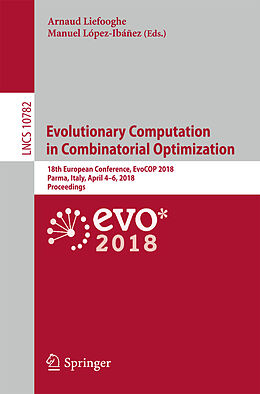 Couverture cartonnée Evolutionary Computation in Combinatorial Optimization de 