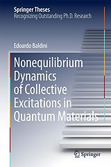 eBook (pdf) Nonequilibrium Dynamics of Collective Excitations in Quantum Materials de Edoardo Baldini