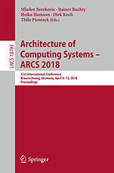 Couverture cartonnée Architecture of Computing Systems   ARCS 2018 de 