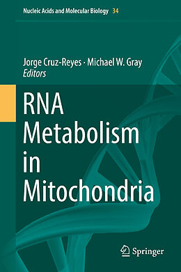 Livre Relié RNA Metabolism in Mitochondria de 