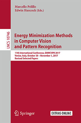 Couverture cartonnée Energy Minimization Methods in Computer Vision and Pattern Recognition de 