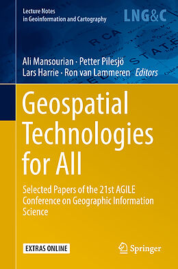 Livre Relié Geospatial Technologies for All de 