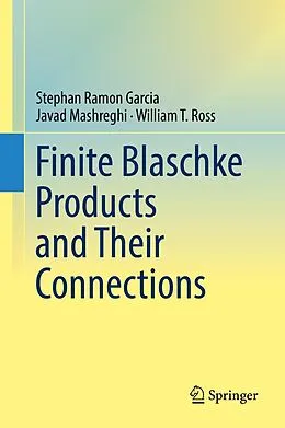 E-Book (pdf) Finite Blaschke Products and Their Connections von Stephan Ramon Garcia, Javad Mashreghi, William T. Ross