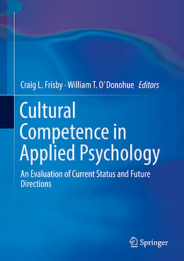 Fester Einband Cultural Competence in Applied Psychology von 