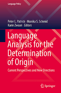 E-Book (pdf) Language Analysis for the Determination of Origin von 