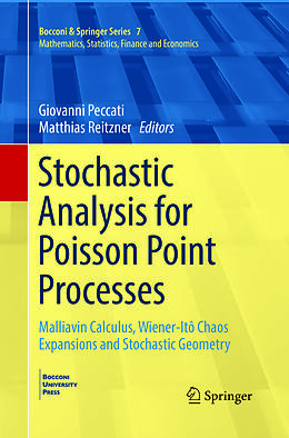 Couverture cartonnée Stochastic Analysis for Poisson Point Processes de 