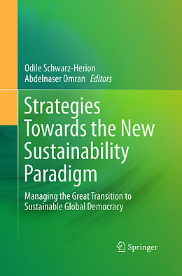 Couverture cartonnée Strategies Towards the New Sustainability Paradigm de 